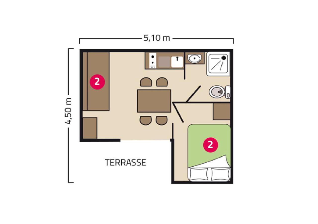 Camping Le Hameau Du Petit Lay Hotel Mouchamps Room photo